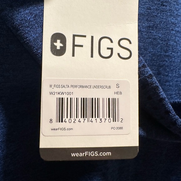 New Figs Salta performance Underscrub Electric Blue Limited Color! - Picture 2 of 7